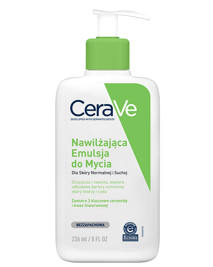 nawil¿aj¹ca emulsja do mycia dla normalnej i suchej skóry od CeraVe
