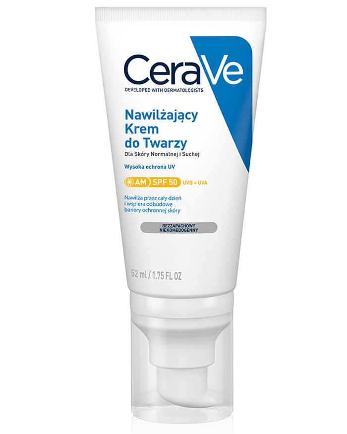 CeraVe nawilżający krem do twarzy SPF50